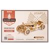 ROKR 3D Wooden Puzzle, V8 Grand Prix Car Model,1:16 Scale Model