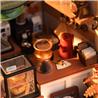 ROKR 3D Wooden Puzzle,Cafe Miniature House Coffee Shop,Perfect Gift