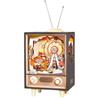 ROKR 3D Wooden Puzzle,Sunset Carnival Music Box,Amusement-Park-Themed