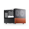 JONSBO V12 BLACK Micro ATX Mid Tower PC Case， 4x ARGB Fans Included(Open Box)