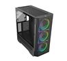 Armoury C802B Tempered Glass Mid-Tower EATX PC Case 3ARGB Fans and ARGB Controller Included -Black