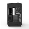 DarkFlash DY470 ATX Panoramic PC Case, 4x ARGB Fans Included, Black