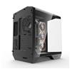 DarkFlash DY470 ATX Panoramic PC Case, 4x ARGB Fans Included, Black