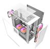DarkFlash DRX70 Mesh ATX PC Case, 4x ARGB Fans Included, White