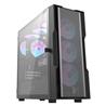 DarkFlash DK431 E-ATX PC Case, 4x ARGB Fans Included, Black