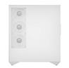 DarkFlash DY460 Luxury ATX PC Case, 4x ARGB Fans Included, White