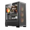 DarkFlash AIR Nova E-ATX PC Case,3x fans inclus  noir