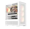 DarkFlash AIR  Nova  E-ATX PC Case , 3x Fans Included ,White