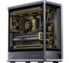 JONSBO - D401 Black ATX Gaming PC Case, prend en charge le double refr