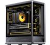 JONSBO - D401 Black ATX Gaming PC Case, prend en charge le double refr
