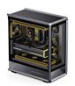 JONSBO - D401 Black ATX Gaming PC Case, prend en charge le double refr