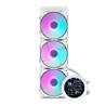 DarkFlash DN360S Refroidisseur de processeur liquide AIO 360 mm avec écran LCD, Blanc