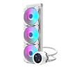 DarkFlash DN360S Refroidisseur de processeur liquide AIO 360 mm avec écran LCD, Blanc