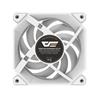 DarkFlash INF34R A-RGB Ventilateur de refroidissement, Flux d'air inversé, 1 Paquet, Blanc(Open Box)