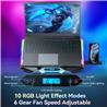 ICAN Gaming Laptop Cooling Pad with 8 Cooling Fans, for Laptop 15-17.3