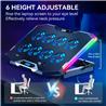 ICAN Gaming Laptop Cooling Pad with 8 Cooling Fans, for Laptop 15-17.3