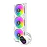 DarkFlash DO360 360mm Liquid AIO CPU Cooler with LCD Screen, White