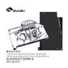 Bloc d'eau et plaque arrière pour carte graphique Bykski Full Cover pour ASUS RTX 5070