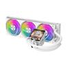 DarkFlash DV360S Max  360mm Liquid AIO CPU Cooler with LCD Screen, WH(Open Box)