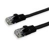 iCAN CAT6 Ethernet Patch Flat Cable, High Speed 1000Mbps 250MHz, UTP 32AWG, 25FT, Black(Open Box)