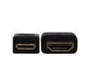 iCAN Mini HDMI  to HDMI, High Speed, M/M, 3D Ethernet 1.4, 6FT(Open Box)