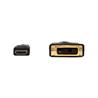 iCAN HDMI to DVI (DVI-D) Single Link Cable, Male to Male, 6FT, Black