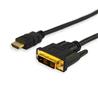 iCAN HDMI to DVI (DVI-D) Single Link Cable, Male to Male, 10FT, Black