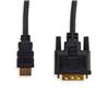 iCAN HDMI to DVI (DVI-D) Single Link Cable, Male to Male, 3FT, Black