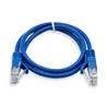 iCAN Super Slim Premium CAT6 Ethernet Patch Cable, High Speed 1000Mbps 550MHz, 28AWG, 2FT, Blue