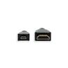 iCAN Micro HDMI  to HDMI  Cable, 3D Ethernet 1.4,  3FT, Black(Open Box)