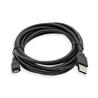 iCAN USB A Male to Micro USB B Male Cable for Cellular Phone - 10 ft.