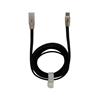 iCAN Type C Cable, Zinc Alloy, LED Indicator, 2M, Black