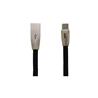 iCAN Type C Cable, Zinc Alloy, LED Indicator, 2M, Black