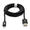 iCAN Micro USB Cable, Nylon Braided, 2M, Black