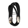 iCAN HDMI V2.1 Cable with Zinc Alloy Connectors, W/Ethernet, 3D, 8K, 48Gbps, Dynamic HDR, eARC, Game Mode VRR, M/M, 2M, Black