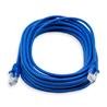 iCAN Super Slim Premium CAT6 LAN Patch Cable, High Speed 1Gbps 250MHz, with Strand-relief Blue Boots, 28AWG, 25FT