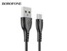 HOCO BX51 Triumph charging data cable for Micro USB, 1M, Black(Open Box)