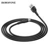 HOCO BX51 Triumph charging data cable for Micro USB, 1M, Black(Open Box)