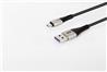 iCAN 3.3ft Micro USB Cable, Zinc Alloy, LED Light, Black(Open Box)