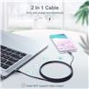 Choetech 60W USB Type C Braided Fast Charging Cable  Combo (4ft + 6ft)(Open Box)