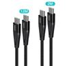 Choetech 60W USB Type C Braided Fast Charging Cable  Combo (4ft + 6ft)(Open Box)