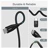 Choetech 60W USB Type C Braided Fast Charging Cable  Combo (4ft + 6ft)(Open Box)