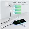 Choetech 60W USB Type C Braided Fast Charging Cable  Combo (4ft + 6ft)(Open Box)