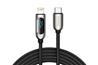 Baseus Display Fast Charging Data Cable Type-C to IP 20W 2m Black