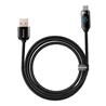 Baseus Display Fast Charging Data Cable USB A to Type-C 5A 1m Black