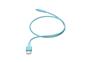 iCAN USB-A 2.0 to Lightning Silicone Cable, Apple MFi Certified, M/M, 4ft, Sky Blue