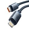 Baseus Crystal Shine Series Fast Charging Data Cable Type-C to Lightning, 20W, 1.2m, Black