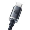 Baseus Crystal Shine Series Fast Charging Data Cable USB-A to Type-C, 1.2m, Black(Open Box)