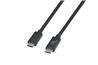 iCAN Premium USB Type C to Type C Cable, Fast Charging, 240W, 480Mbps, 2M, Black