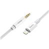 HOCO Lightning to 3.5mm audio cable, 1M Silver